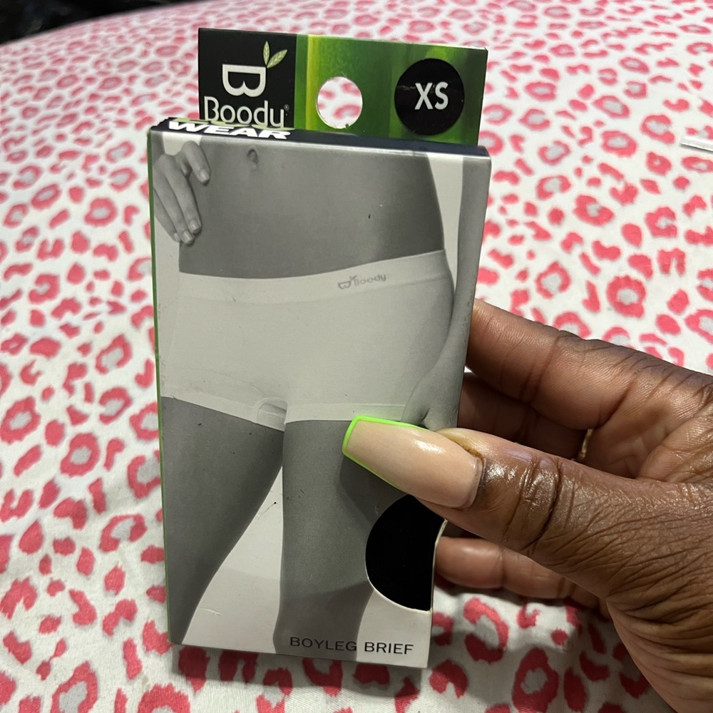 Black boyleg brief underwear (unworn and never taken out of package)